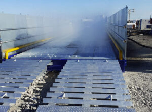Wheel wash system by Wheelwash Ltd