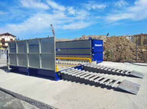 Wheel wash system by Wheelwash Ltd