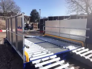 Wheel wash system by Wheelwash Ltd